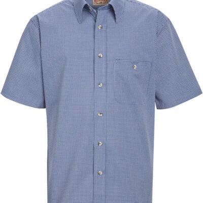 Mini-Plaid Uniform Short Sleeve Shirt Thumbnail