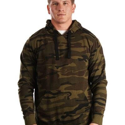 Enzyme-Washed French Terry Hooded Sweatshirt Thumbnail