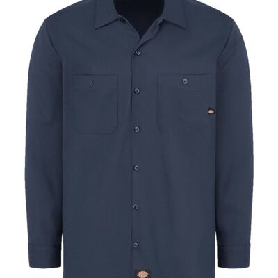 Industrial Cotton Long Sleeve Work Shirt - Tall Sizes Thumbnail